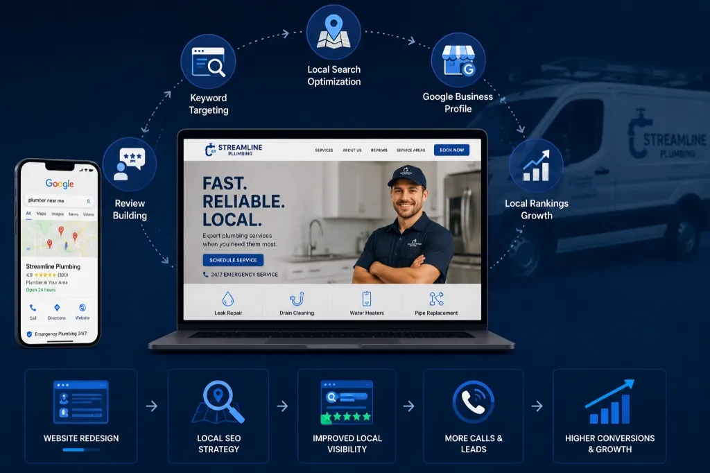 Local Search Optimization Process for Plumbing Services